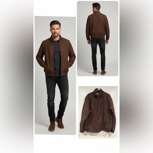 Patrick James West Coast Men's Brown Classic Jacket size M